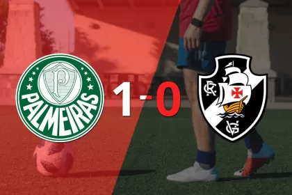 Vasco da Gama no pudo en su visita a Palmeiras y cayó 1-0