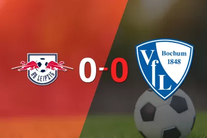 No hubo goles en el empate entre RB Leipzig y Bochum