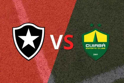 Botafogo y Cuiabá empatan 0-0 al final del primer tiempo