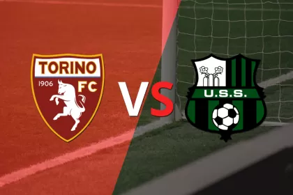 Torino y Sassuolo intentan romper el empate en el segundo tiempo