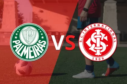 Empieza el partido entre Palmeiras e Internacional