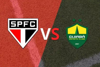 São Paulo y Cuiabá llegan al segundo tiempo sin goles