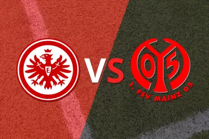 Inicia el partido entre Eintracht Frankfurt y Mainz