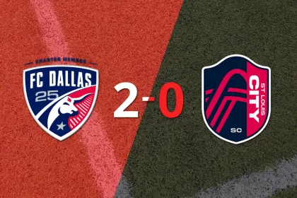 FC Dallas deja a St. Louis City en cero con un triunfo 2-0