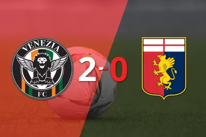 Venezia le ganó con claridad a Genoa por 2 a 0