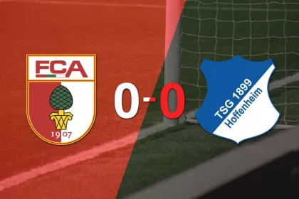 Augsburg no pudo con Hoffenheim y empataron sin goles