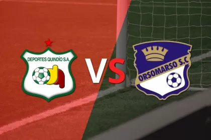Arranca el segundo tiempo sin goles entre Quindío y Orsomarso
