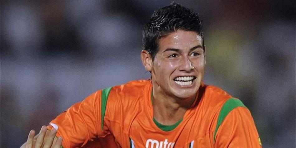 James en su paso por el Banfield, de Argentina.