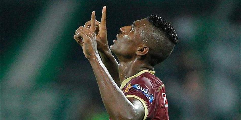 Sergio Mosquera anot&oacute; el primer gol de Tolima.