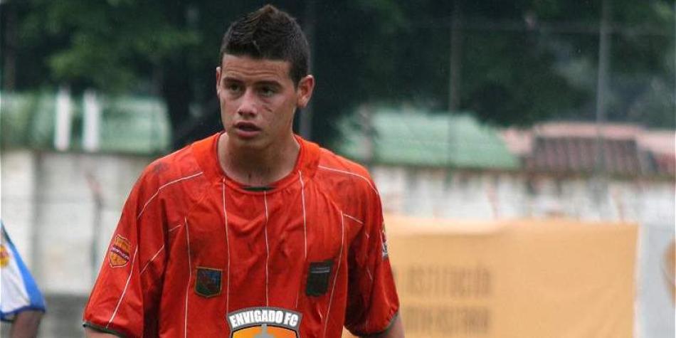 James debut&oacute; en el rentado local con Envigado cuando ten&iacute;a 14 a&ntilde;os de edad.
