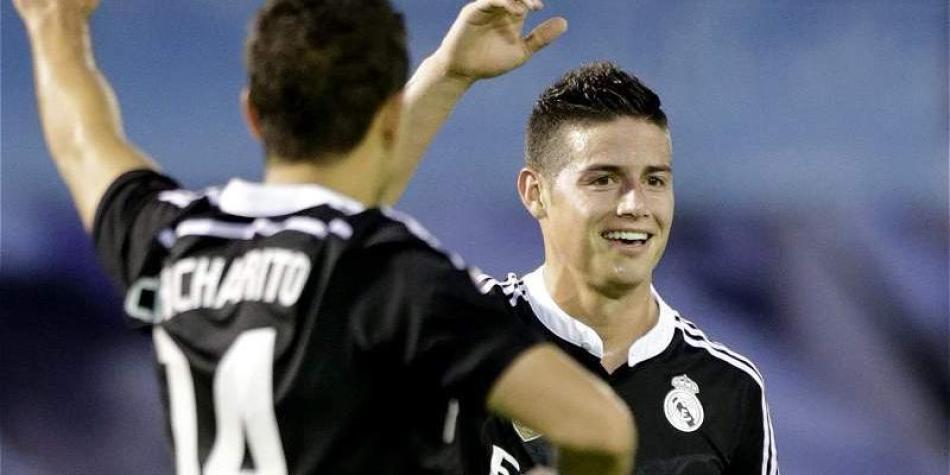 James demostr&oacute; su capacidad de asociarse con todos los delanteros de su equipo y en la parte final a falta de Benzema, se convirti&oacute; en socio de 'Chicharito'.
