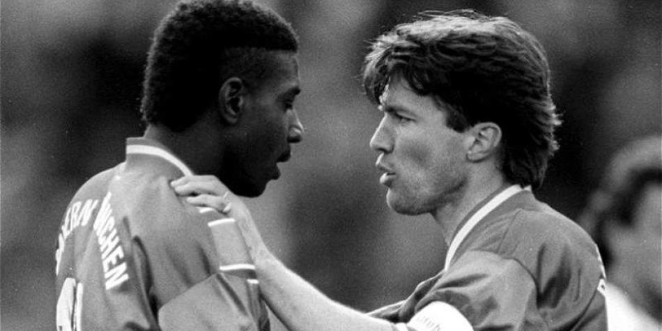 Adolfo el 'Tren' Valencia jug&oacute; junto Lothar Mataus (foto), el brasile&ntilde;o Jorginho, y otras figuras, en el Bayern M&uacute;nich, en la temporada 1993 y 1994.
