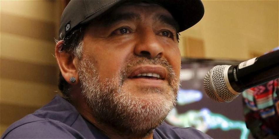 Diego Maradona, figura del fútbol mundial.