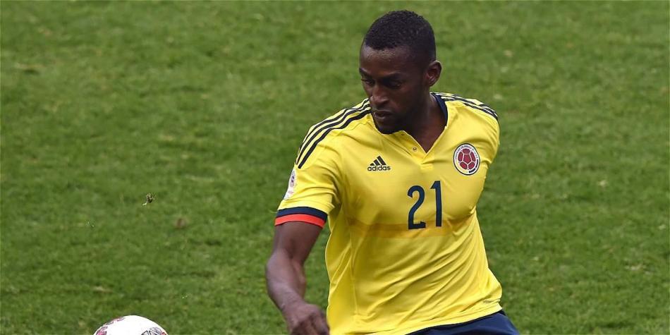 Jackson Martínez jugó con Colombia la pasada Copa América-2015.