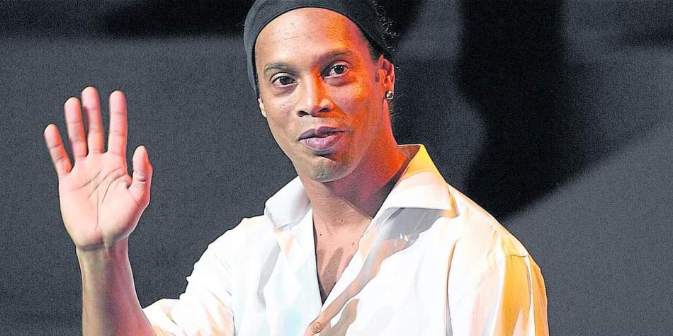 Ronaldinho, jugador brasileño.