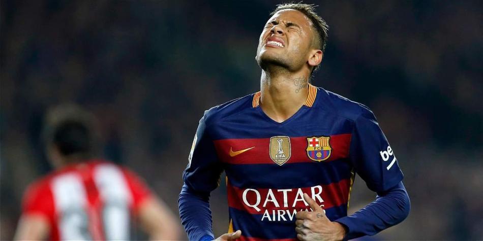 Neymar, delantero del Barcelona.