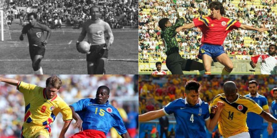 Debut de Colombia en los Mundiales