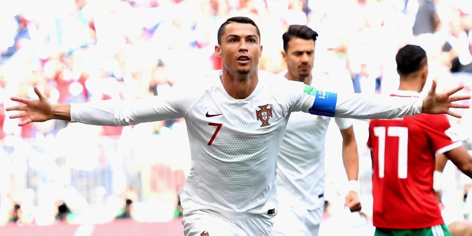 Portugal vs. Marruecos Cristiano Ronaldo