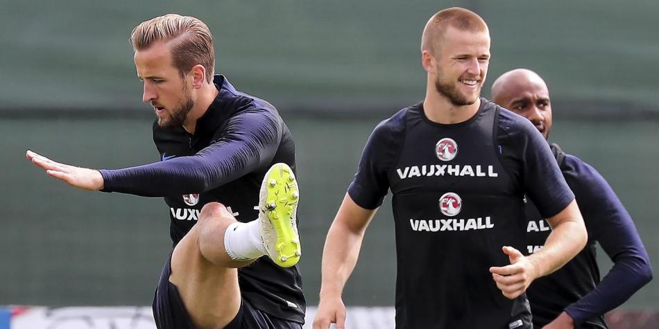 Harry Kane en entrenamiento