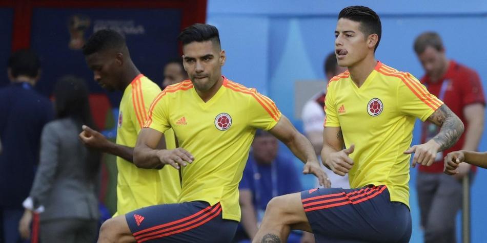 Falcao García y James Rodríguez
