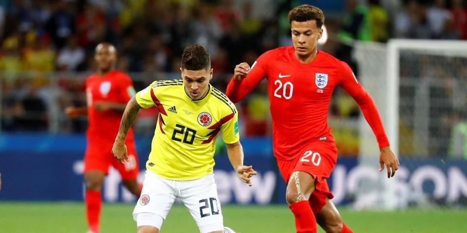 Juan Fernando Quintero Selección Colombia vs Inglaterra