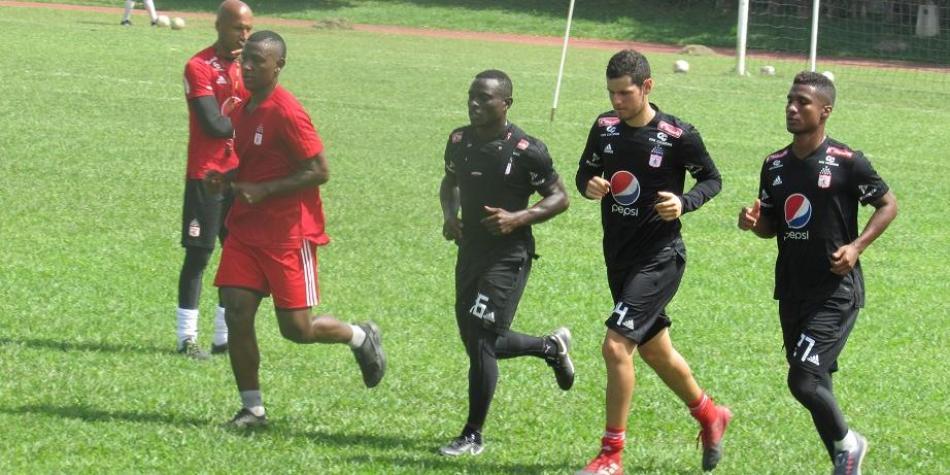 Entrenamiento del Ámerica de Cali.