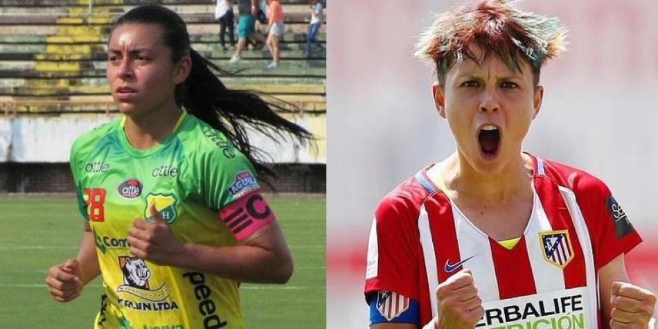 Yoreli Rincón y Amanda Sampedro
