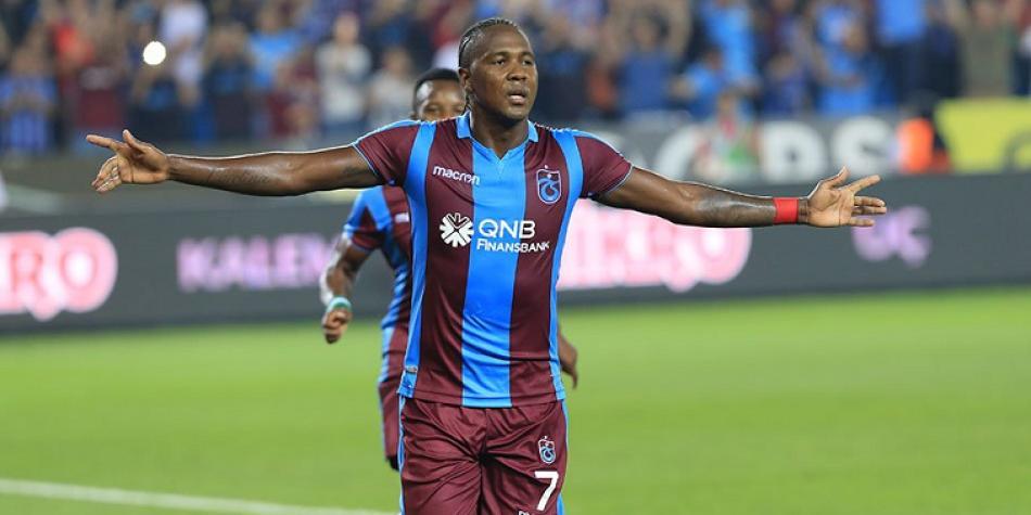 Hugo Rodallega celebrando uno de los tantos.