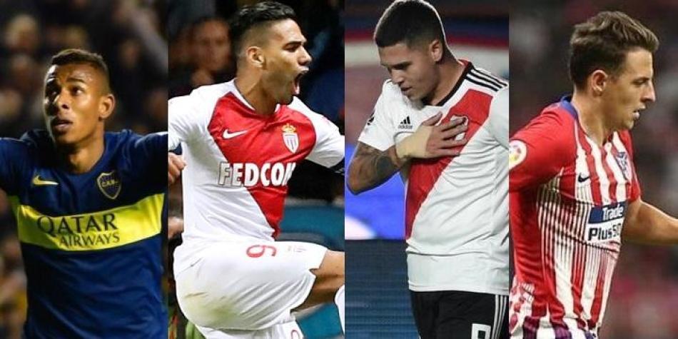 Villa, Falcao, Quintero y Arias