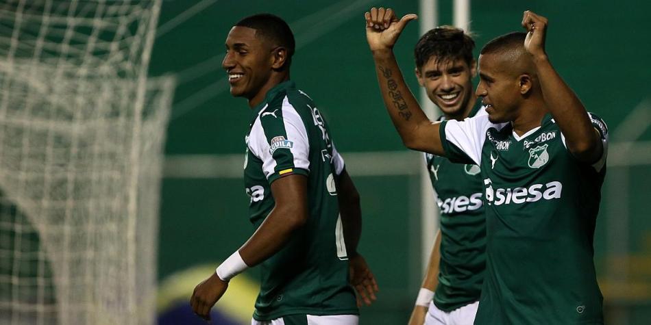 Celebración del Deportivo Cali.