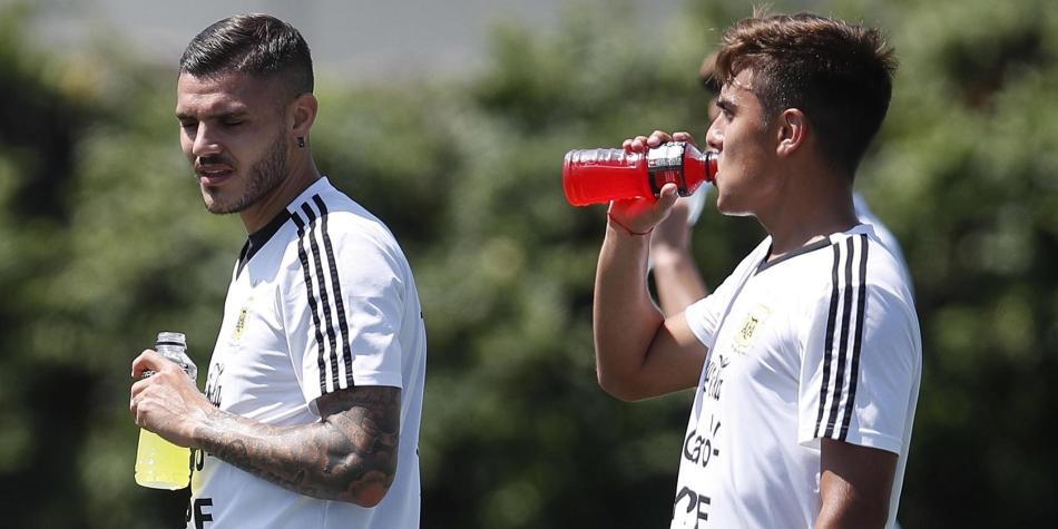 Mauro Icardi y Paulo Dybala.