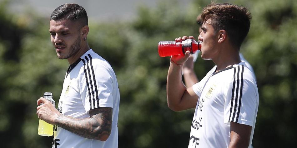 Mauro Icardi y Paulo Dybala.