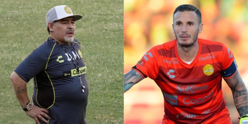 Diego Maradona y Cristian Campestrini