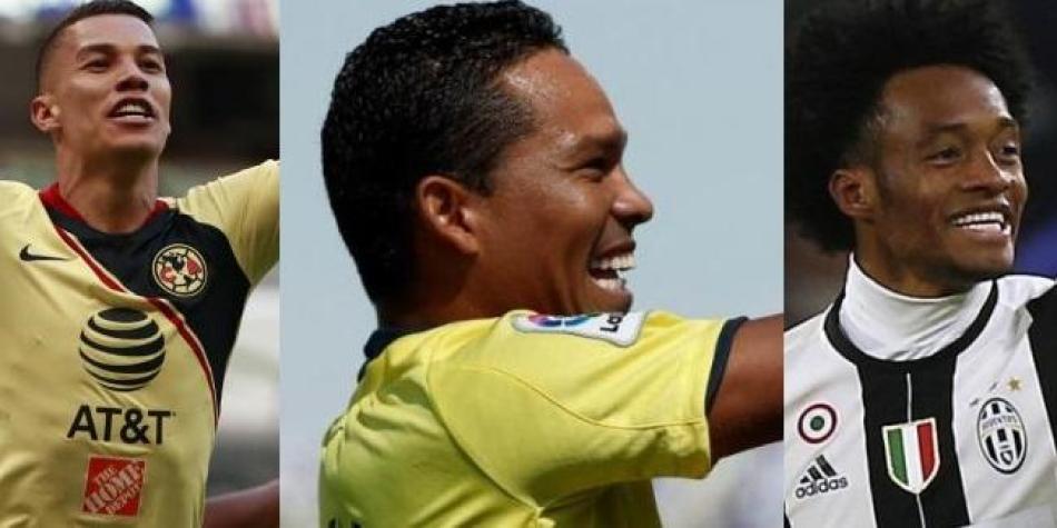 Uribe, Bacca y Cuadrado.