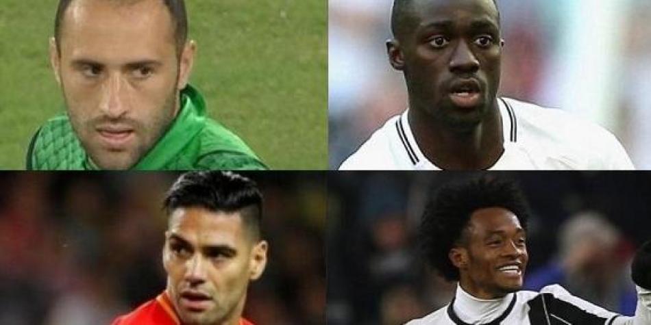 Ospina, Davinson, Falcao y Cuadrado.