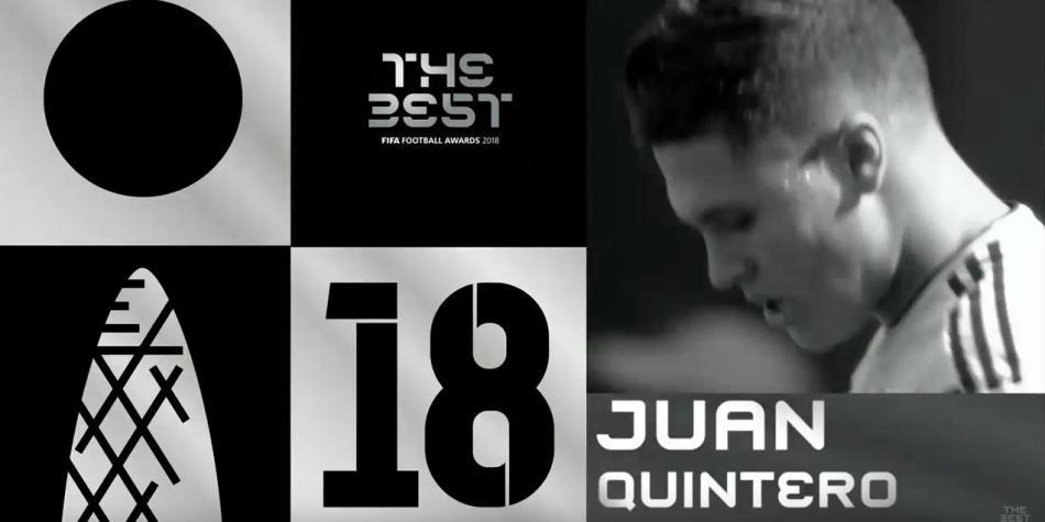 Juan Fernando Quintero es destacado en los The Best 2018.