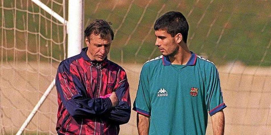 Guardiola y Cruyff