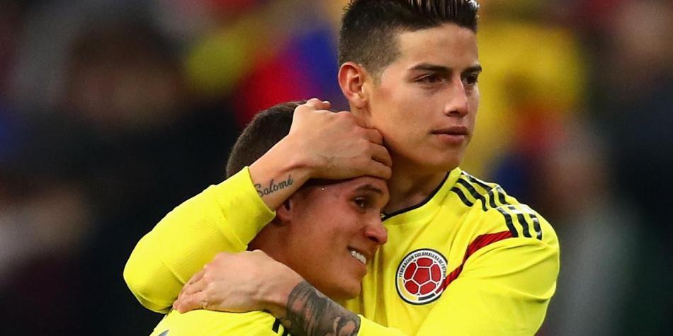 James Rodríguez y Juan Fernando Quintero