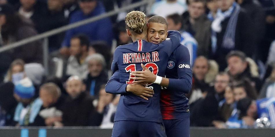 Neymar y Mbappé