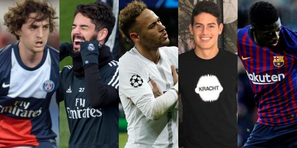Estrellas del fútbol