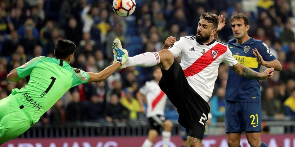 River vs Boca jugada penalti