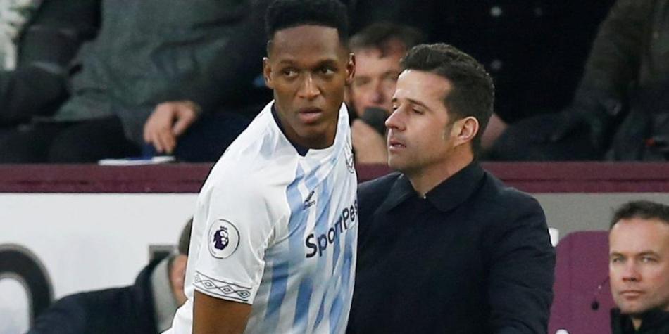 Yerry Mina gol Everton