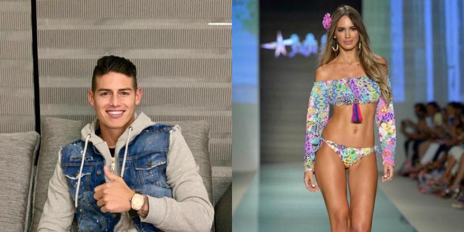 James Rodríguez y Shannon de Lima