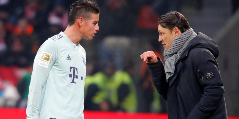 James Rodríguez y Niko Kovac