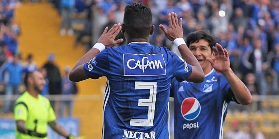 Millonarios gol a Equidad