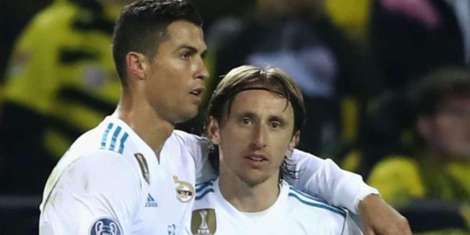 Cristiano Ronaldo y Luka Modric