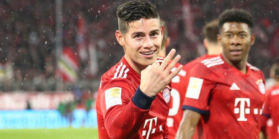James tres goles