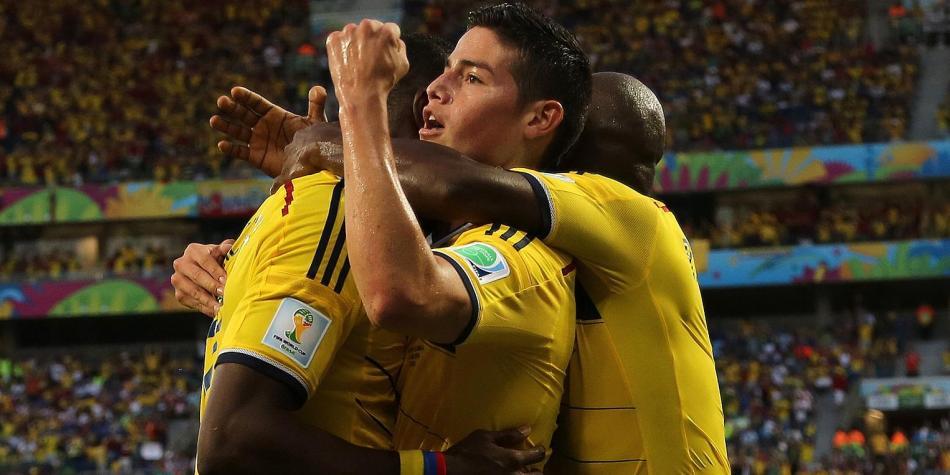 James gol a Japón