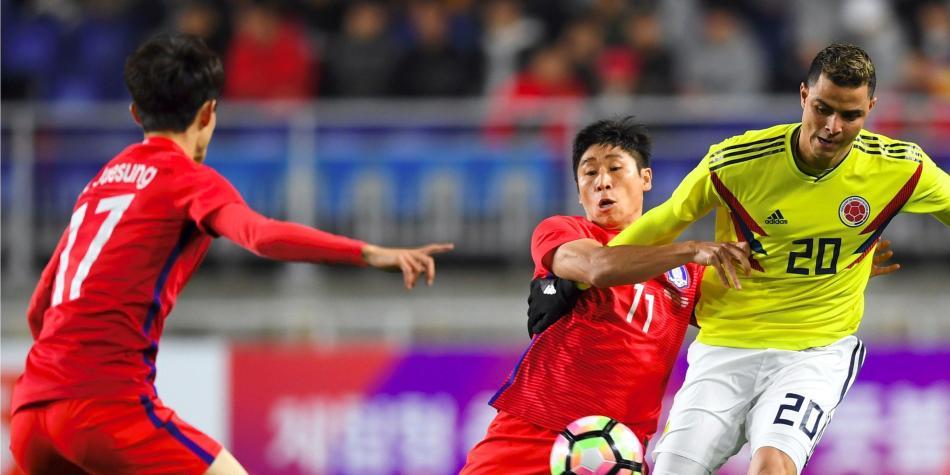 Colombia amistoso con Corea en 2017