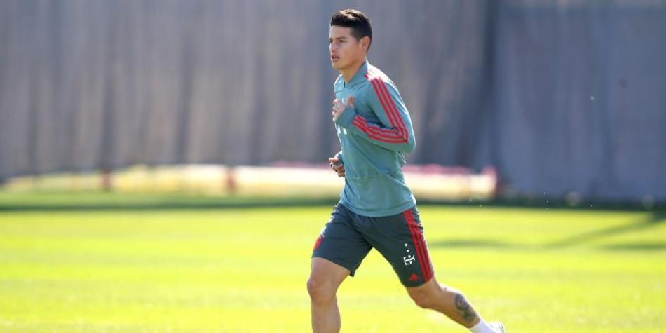 James entrenamiento